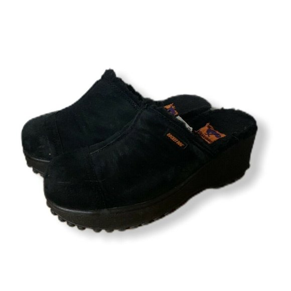 women's fleece lined mules